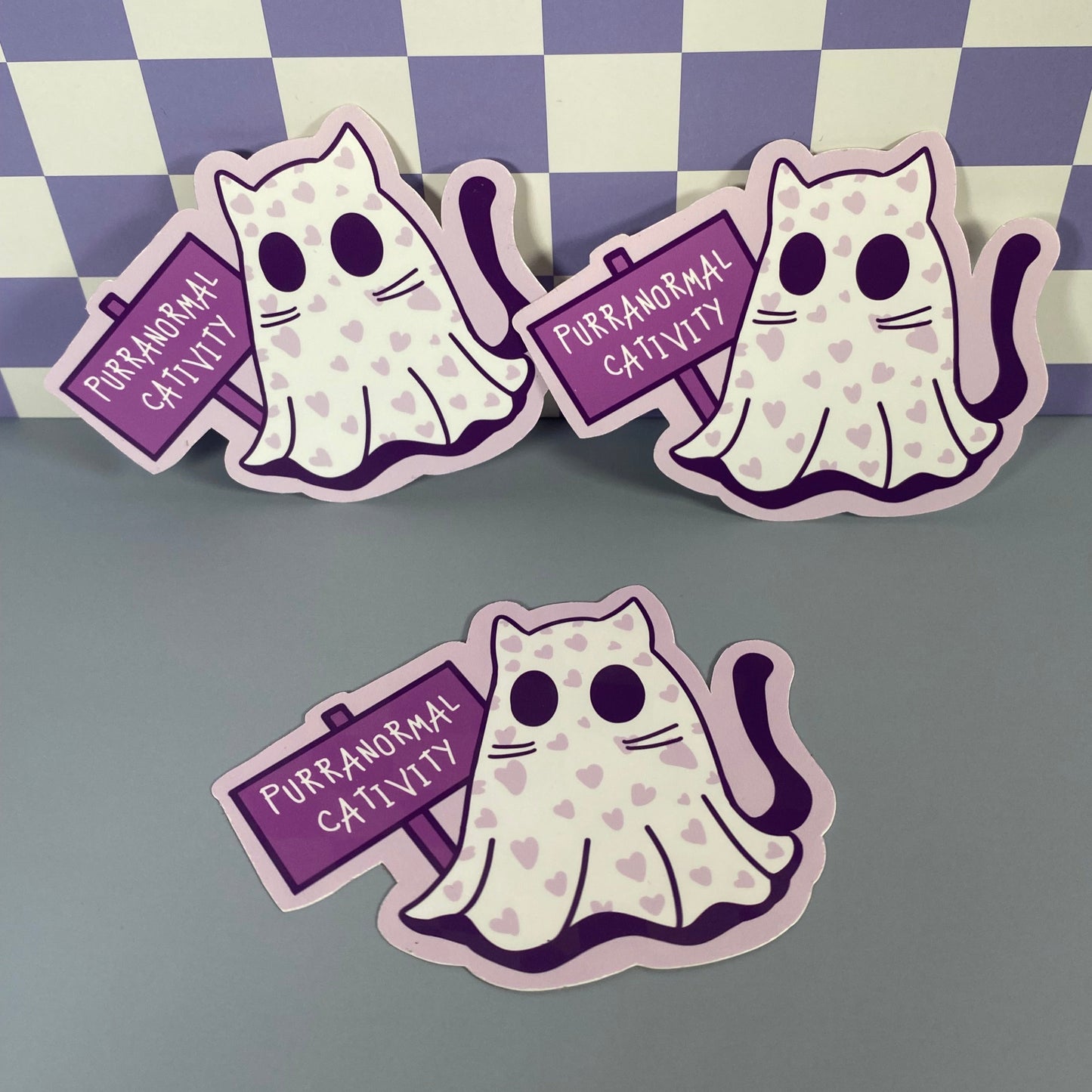 Purranormal Cativity Ghost Cat Sticker