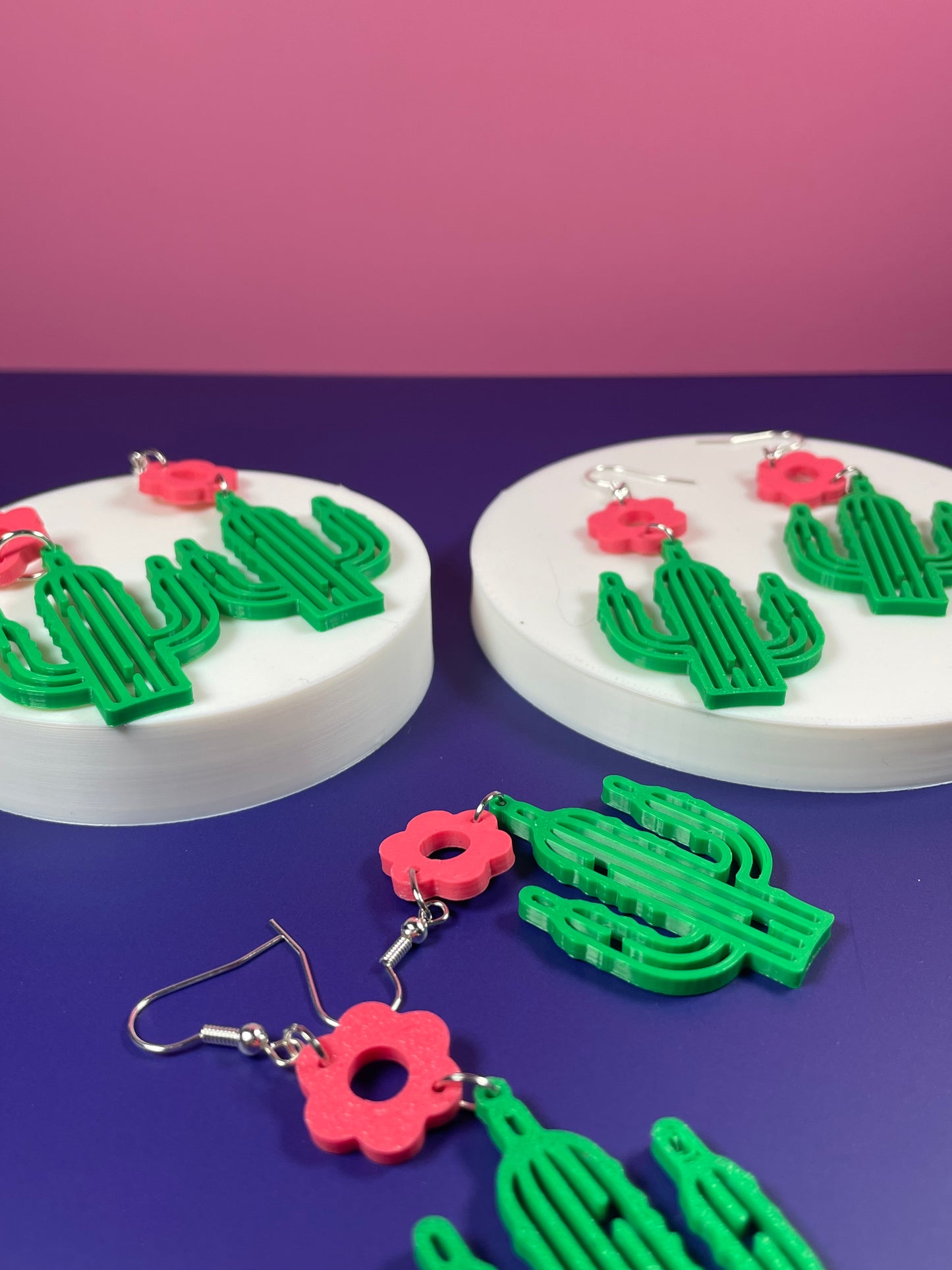 🌸 Cactus Bloom Earrings 🌸