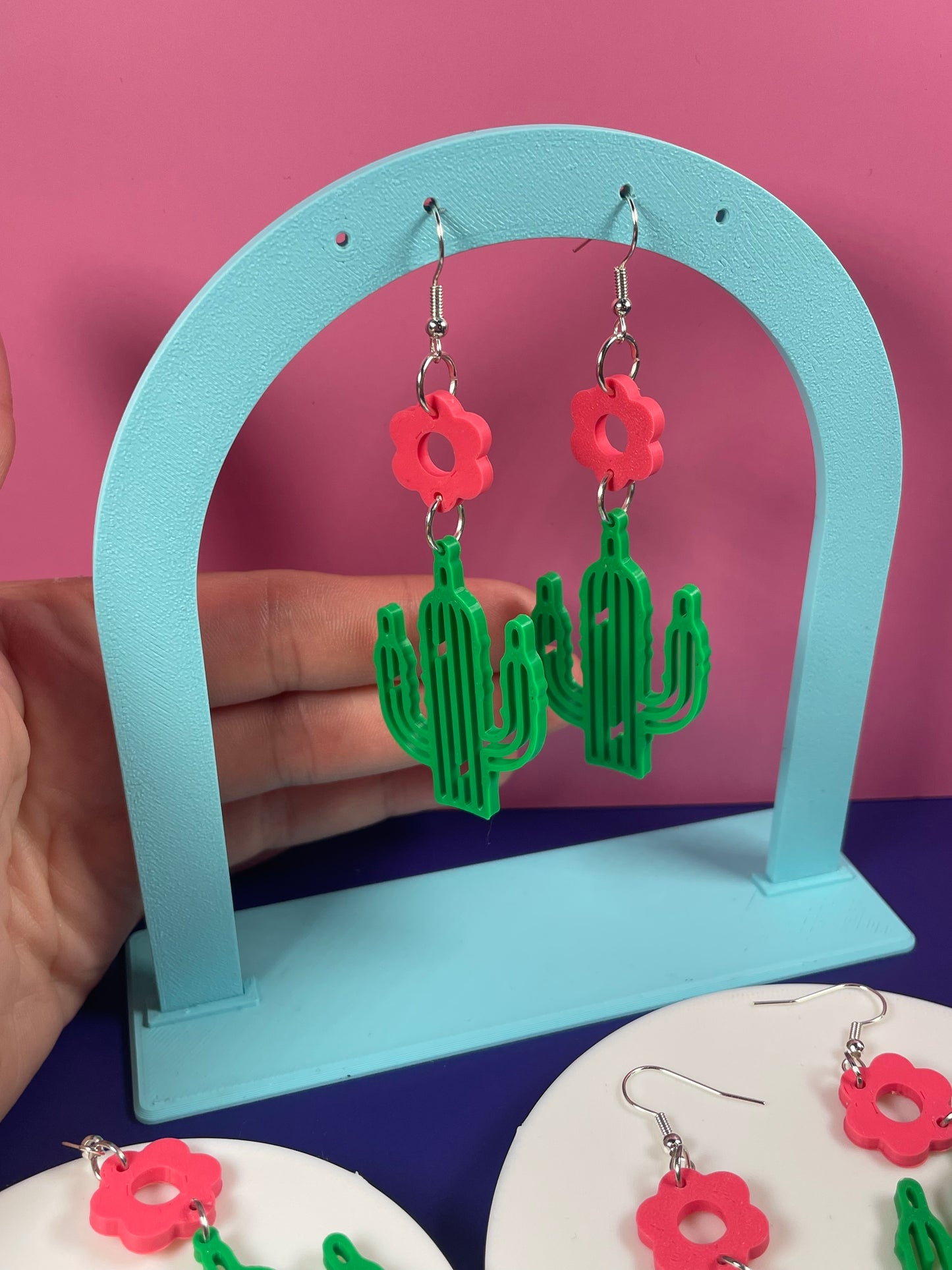 🌸 Cactus Bloom Earrings 🌸