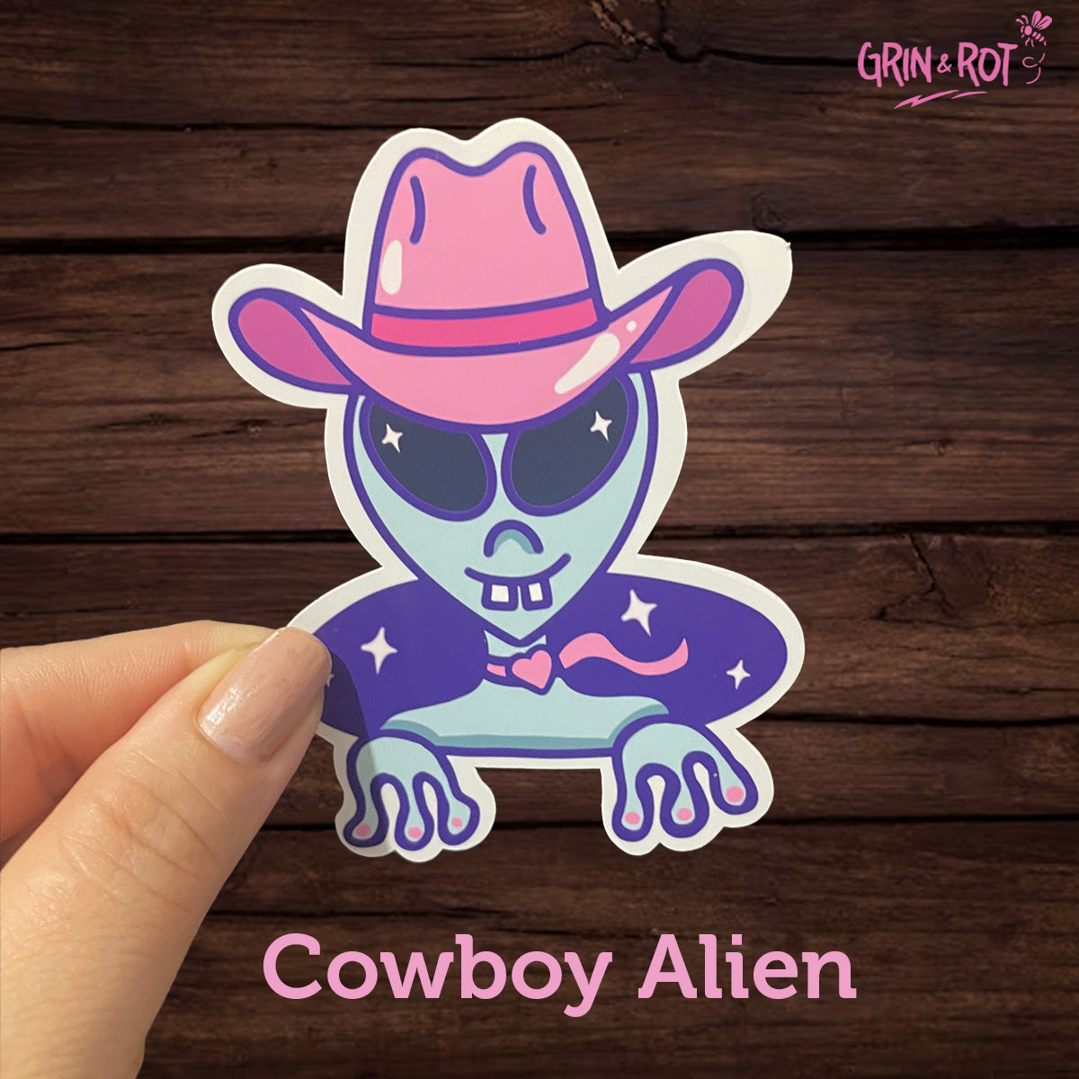Yeehaw Galaxy Gang – Funny Space Cowboy Sticker Set