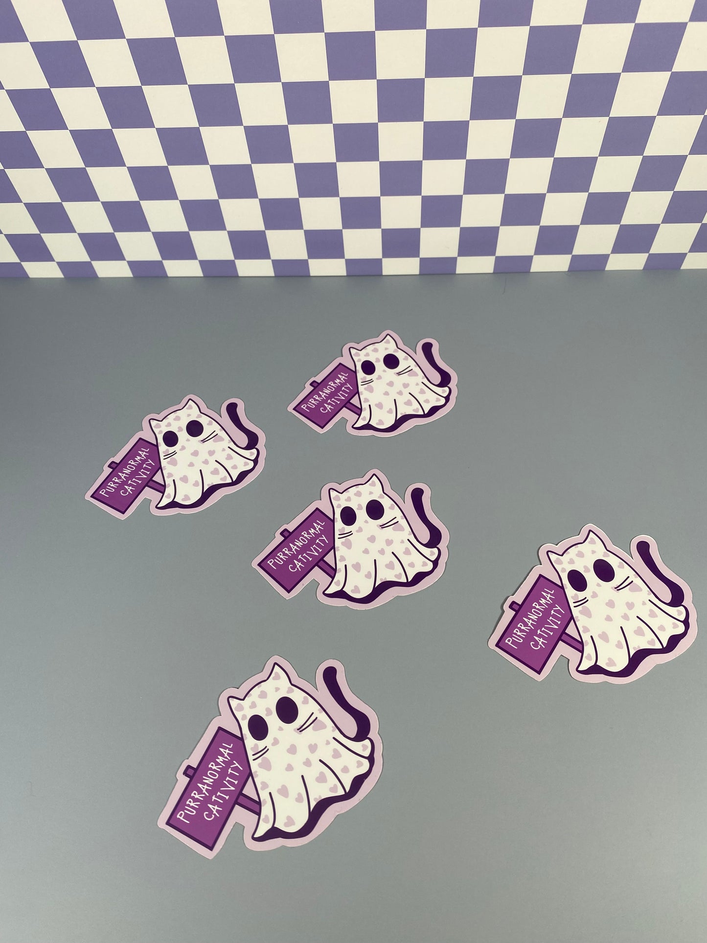 Purranormal Cativity Ghost Cat Sticker