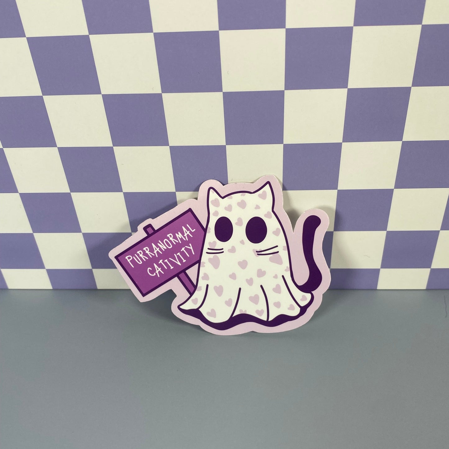 Purranormal Cativity Ghost Cat Sticker