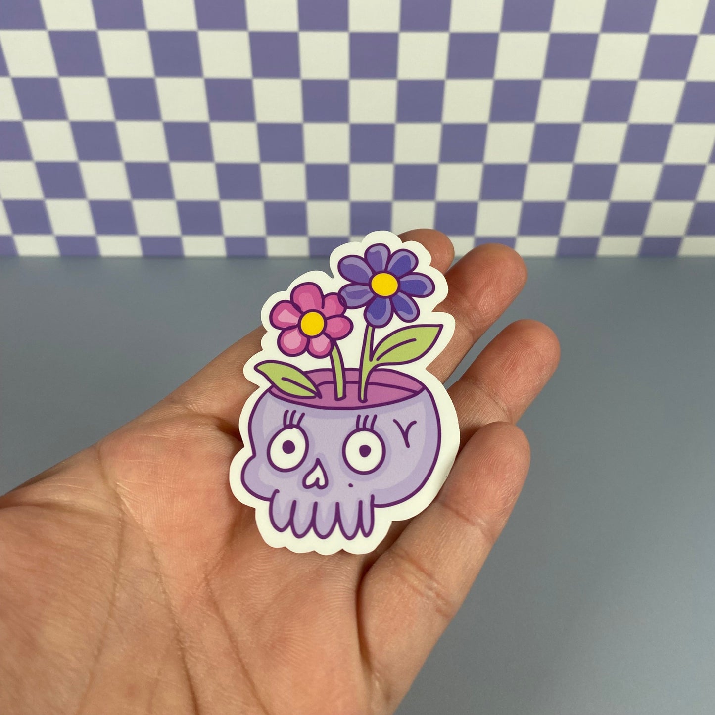 Living Ideas Skull Sticker – Waterproof