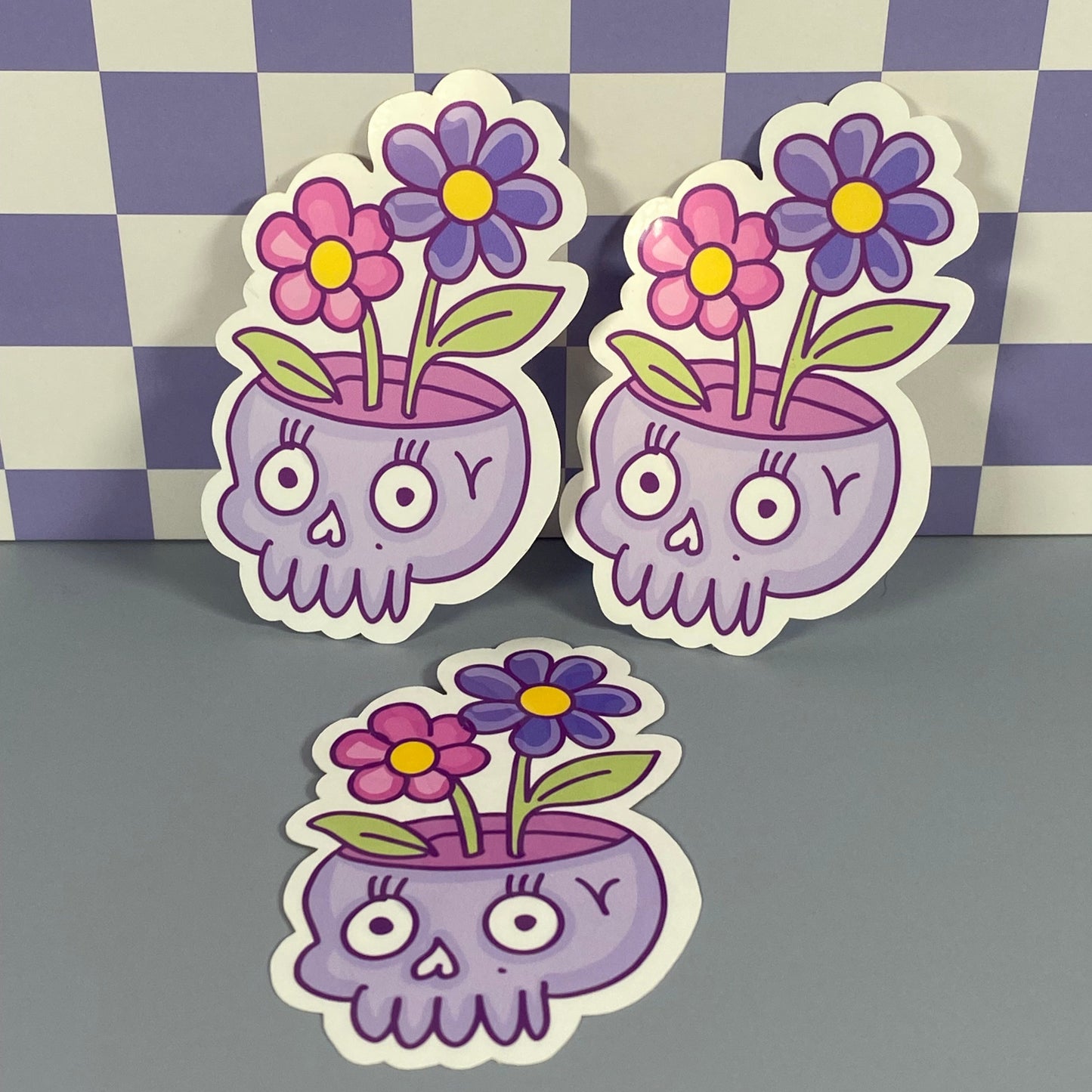 Living Ideas Skull Sticker – Waterproof