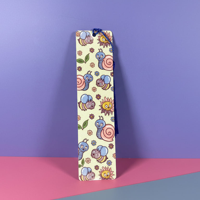 Cute-Creepy Garden Bookmark