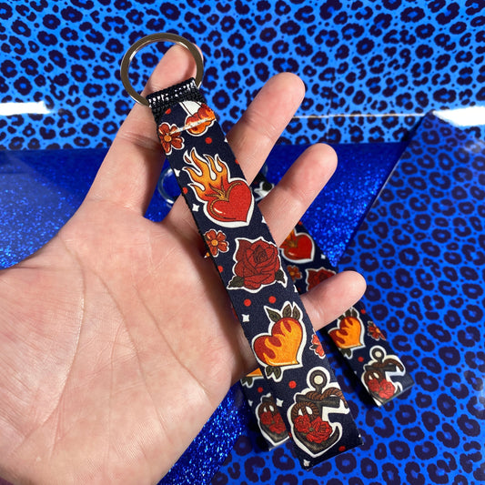 Wild Hearts – Blue Fuego Keychain