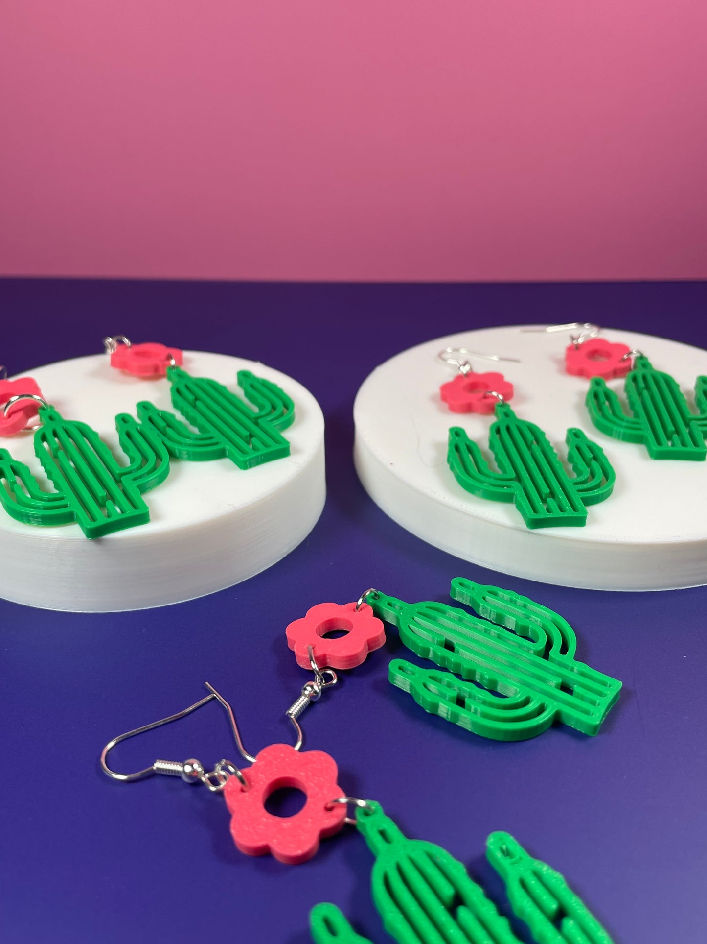 🌸 Cactus Bloom Earrings 🌸