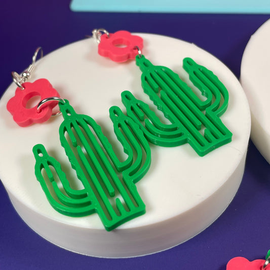 🌸 Cactus Bloom Earrings 🌸